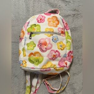 Madden Girl Faux Floral Multi-Color Women's mini Backpack
